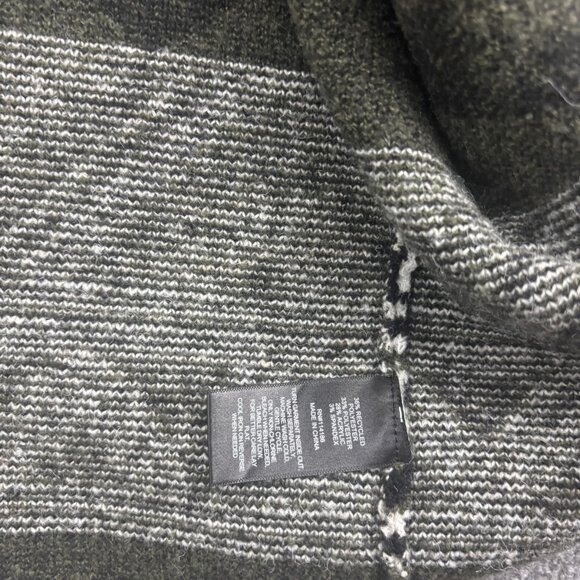 Frye Cardigan Sweater Womens Medium Green Southwestern Aztec Open Front Pockets - Picture 5 of 6